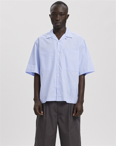 ANNARR - ANRRex Stripes Skjorte - Cashmere Blue/Multi